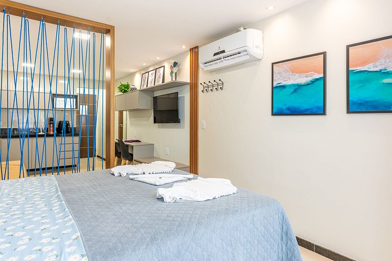 Flat Elegante com Piscina | Praia dos Carneiros - Ch105