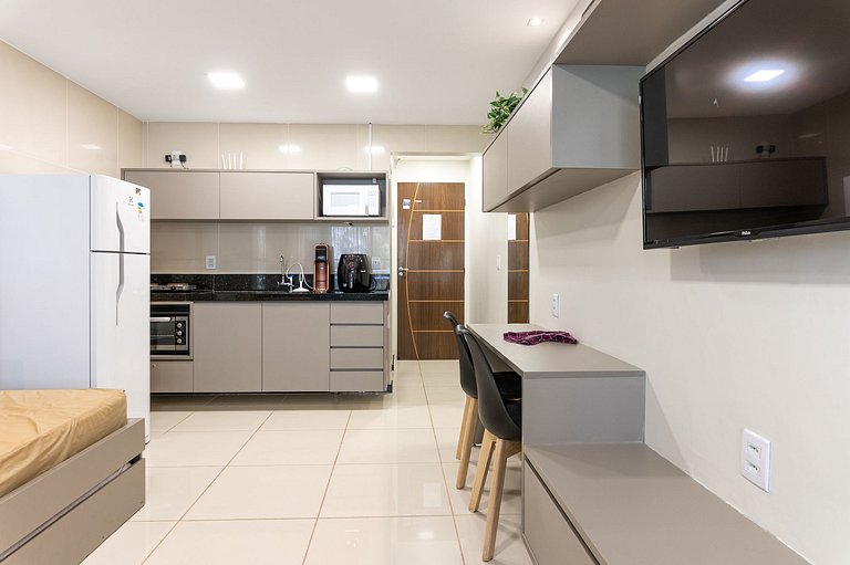 Flat Elegante com Piscina | Praia dos Carneiros - Ch105