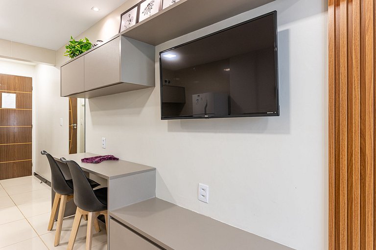 Flat Elegante com Piscina | Praia dos Carneiros - Ch105