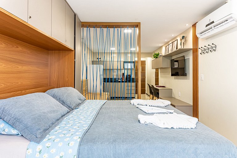 Flat Elegante com Piscina | Praia dos Carneiros - Ch105