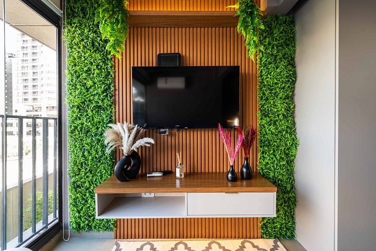 Studio c/ Piscina na Cobertura no Sumaré - G1-103