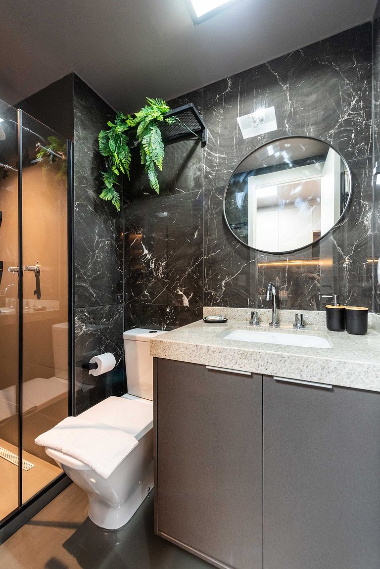 Studio c/ Piscina na Cobertura no Sumaré - G1-103