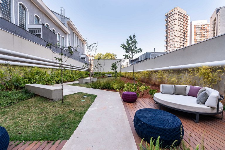 Studio c/ Piscina na Cobertura no Sumaré - G1-103