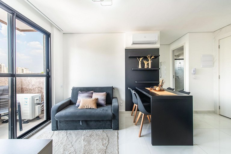 2 Quartos com Piscina e Coworking em Moema - N511