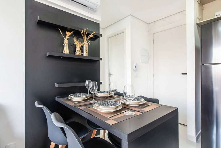 2 Quartos com Piscina e Coworking em Moema - N511