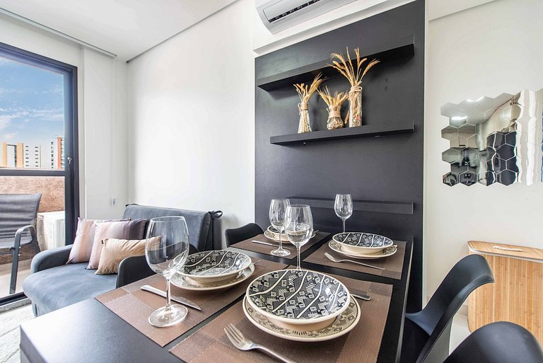 2 Quartos com Piscina e Coworking em Moema - N511