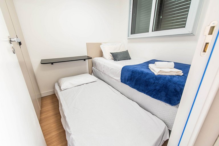 2 Quartos com Piscina e Coworking em Moema - N511