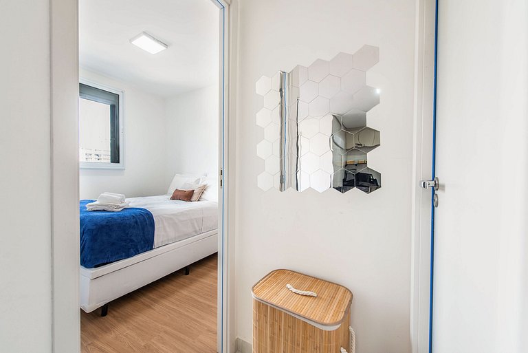 2 Quartos com Piscina e Coworking em Moema - N511