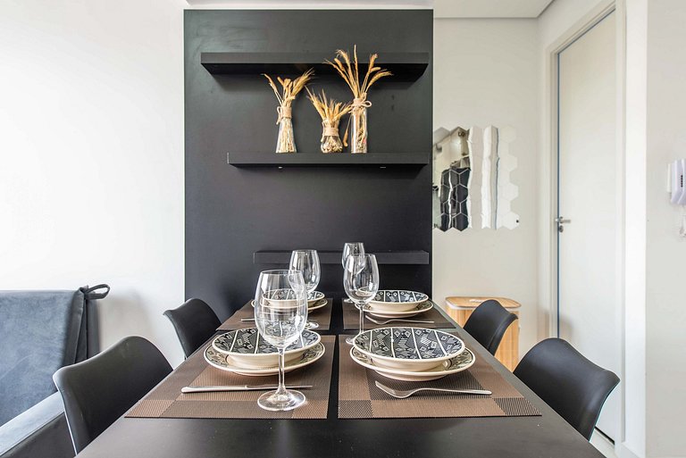 2 Quartos com Piscina e Coworking em Moema - N511