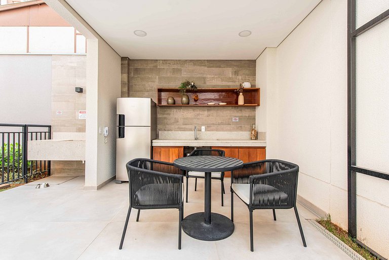 2 Quartos com Piscina e Coworking em Moema - N511