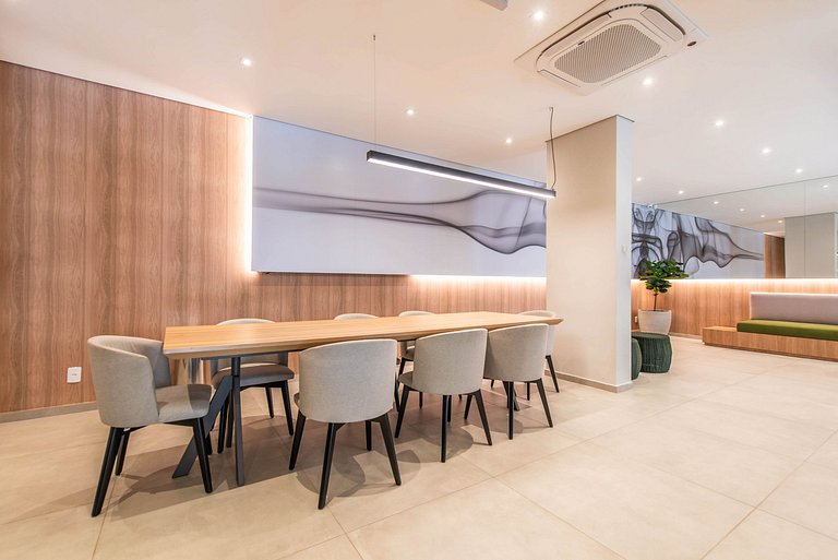 2 Quartos com Piscina e Coworking em Moema - N511