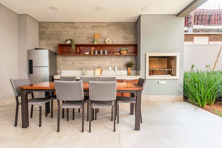 2 Quartos com Piscina e Coworking em Moema - N511