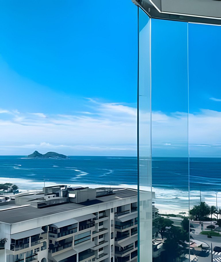 Vista-mar | Loft Moderno | Barra da Tijuca - BP918