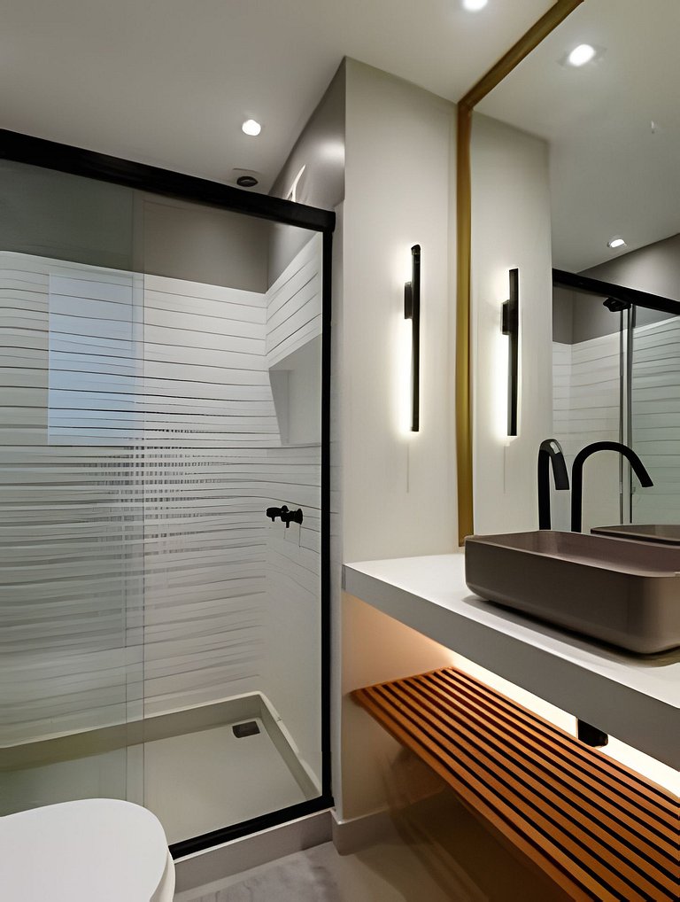 Vista-mar | Loft Moderno | Barra da Tijuca - BP918