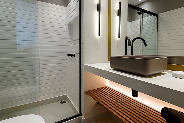 Vista-mar | Loft Moderno | Barra da Tijuca - BP918