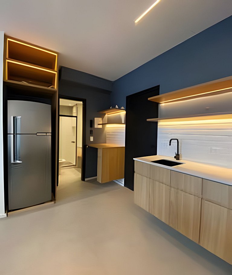 Vista-mar | Loft Moderno | Barra da Tijuca - BP918