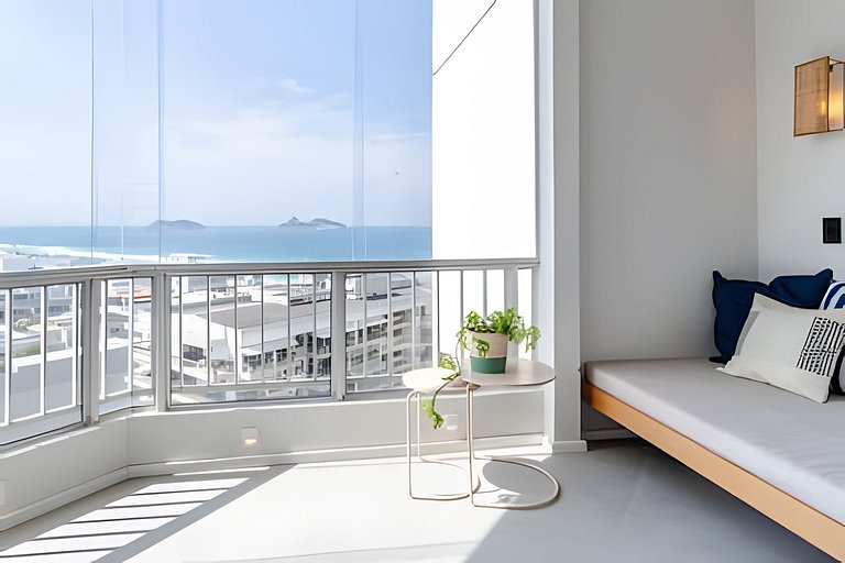 Vista-mar | Loft Moderno | Barra da Tijuca - BP918