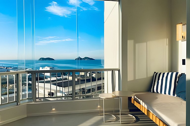 Vista-mar | Loft Moderno | Barra da Tijuca - BP918