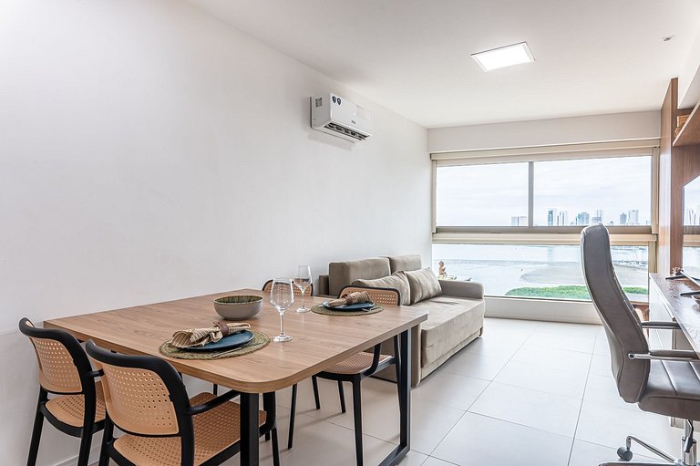 Vista Incrível para o Rio e Mar - PC907