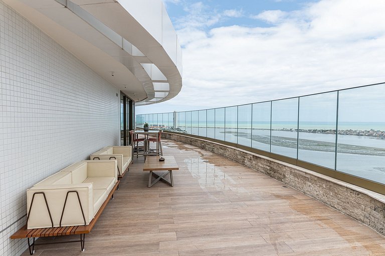 Vista Incrível para o Rio e Mar - PC907