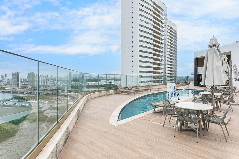 Vista Incrível para o Mar - Parque do Cais 907