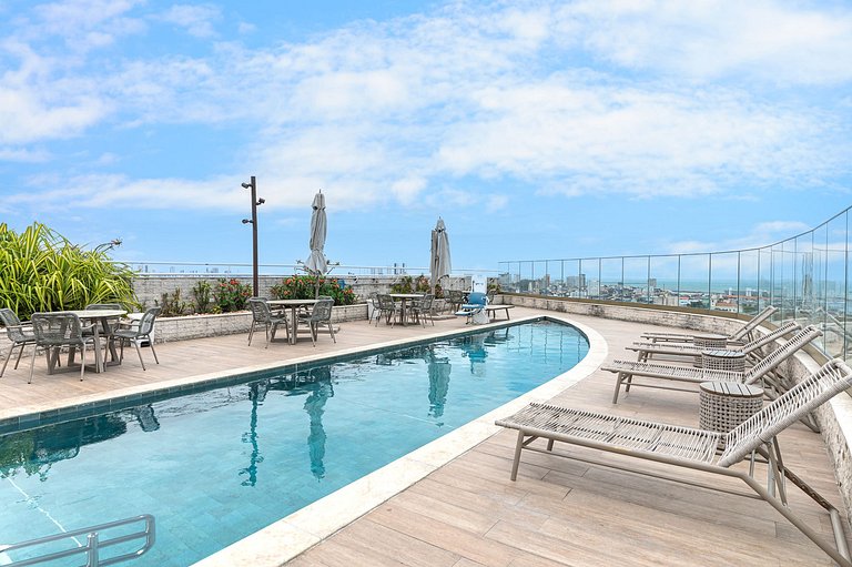 Vista Incrível para o Rio e Mar - PC907