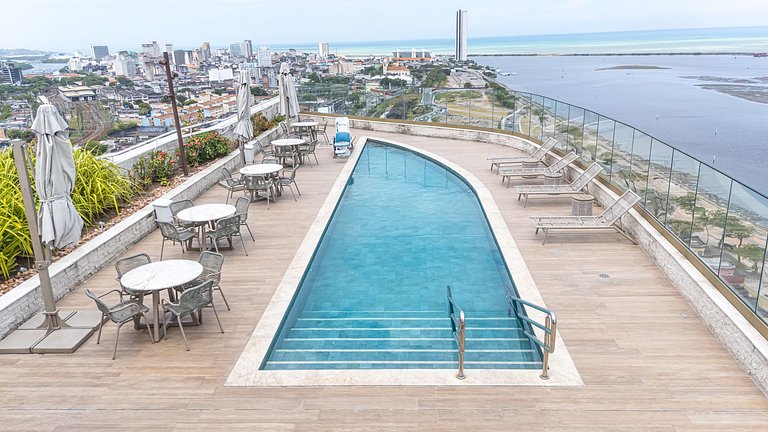 Vista Incrível para o Mar - Parque do Cais 907