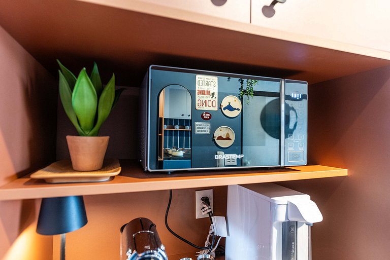 Studio com Varanda, Piscina & Academia - PG402