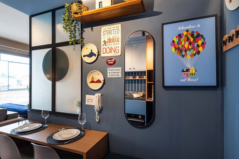 Studio com Varanda, Piscina & Academia - PG402