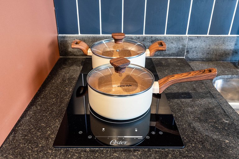 Studio com Varanda, Piscina & Academia - PG402