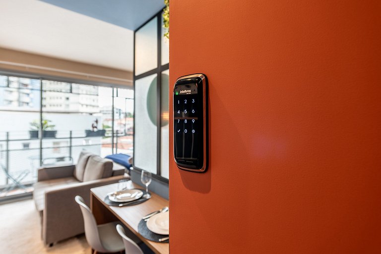 Studio com Varanda, Piscina & Academia - PG402