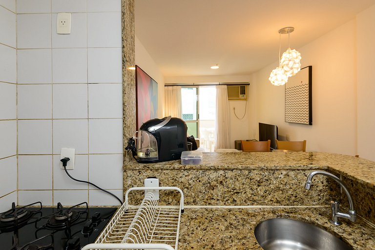 Flat c/ Limpeza Diária e Estacionamento - LB507