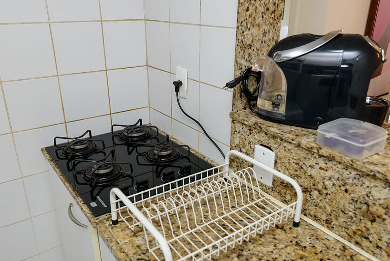 Flat c/ Limpeza Diária e Estacionamento - LB507