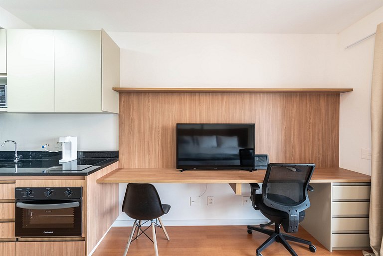 Studio c/ Vista Panorâmica e Piscina - GP2304