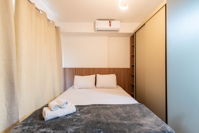 Studio c/ Vista Panorâmica e Piscina - GP2304