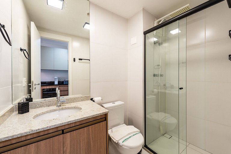 Studio c/ Vista Panorâmica e Piscina - GP2304