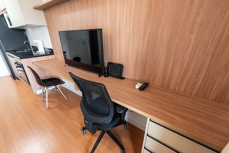 Studio c/ Vista Panorâmica e Piscina - GP2304