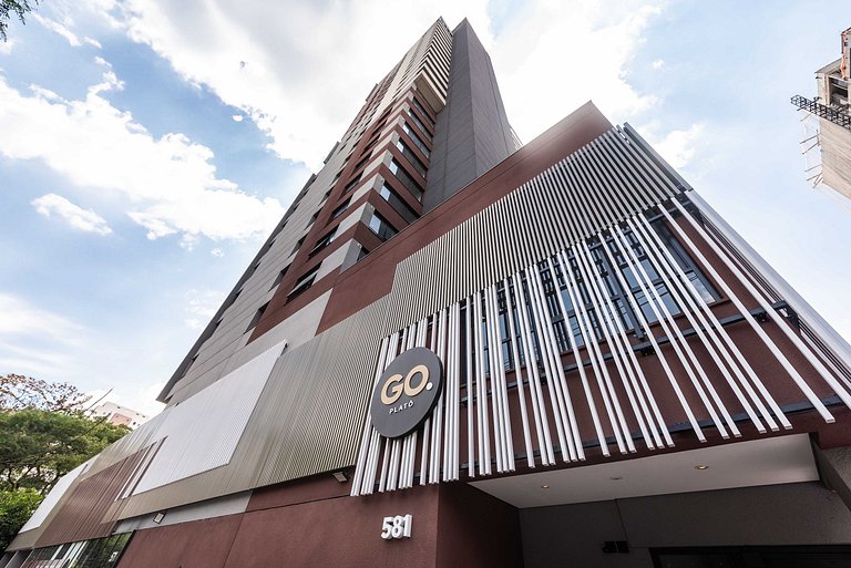 Studio c/ Vista Panorâmica e Piscina - GP2304