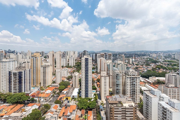 Studio c/ Vista Panorâmica e Piscina - GP2304