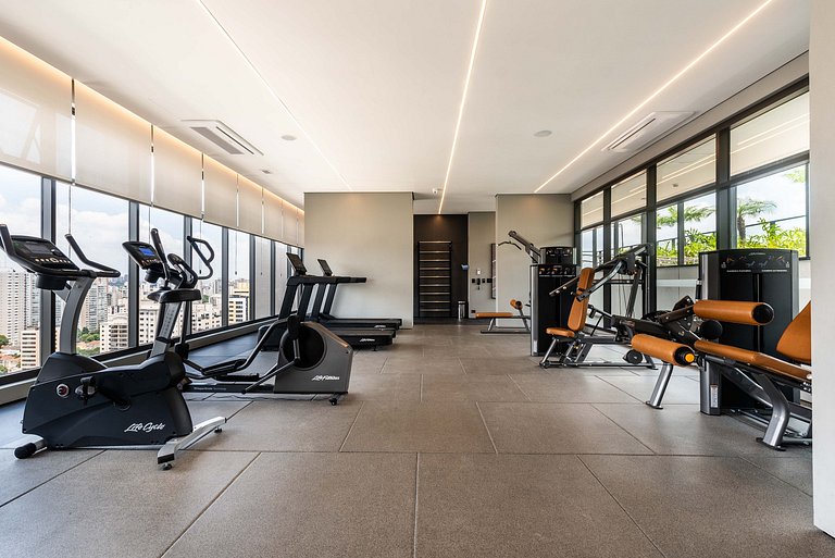 Studio c/ Vista Panorâmica e Piscina - GP2304