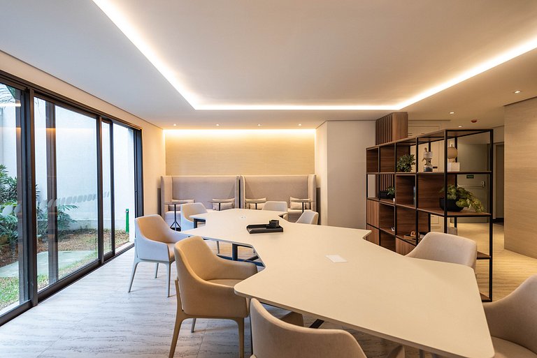 Studio elegante com vista em Moema - IP1208