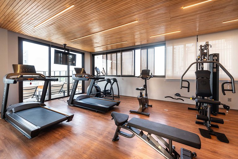 Studio elegante com vista em Moema - IP1208