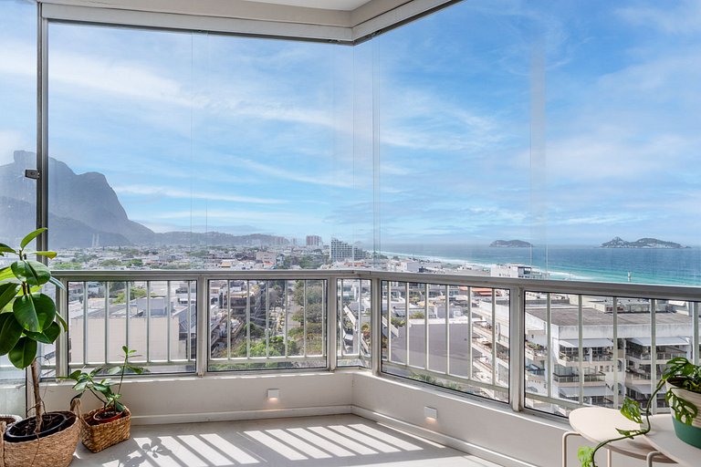 Vista-mar | Loft Moderno | Barra da Tijuca - BP918