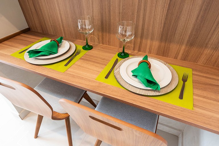 Studio com Piscina na Cobertura em Moema - IP1403