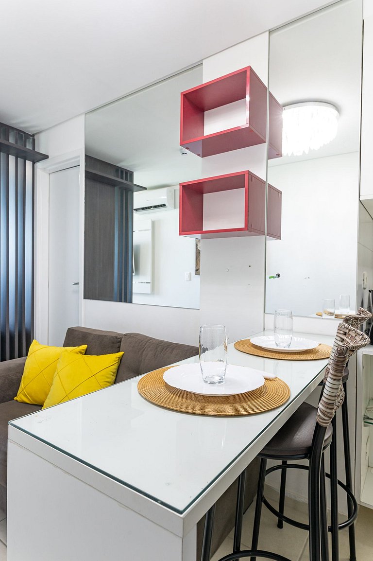 Studio c/ rooftop com piscina em Olinda - JAM907C