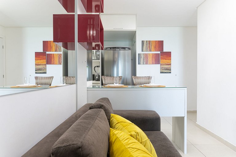 Studio c/ rooftop com piscina em Olinda - JAM907C