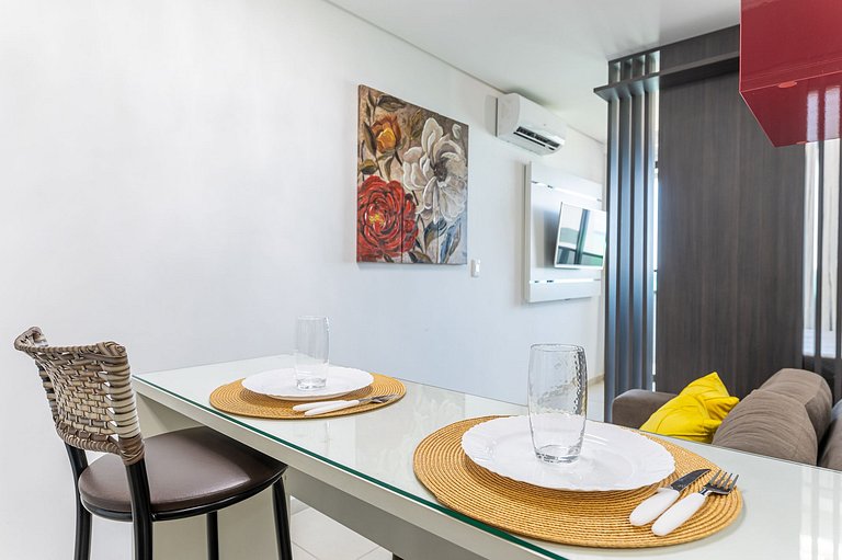 Studio c/ rooftop com piscina em Olinda - JAM907C