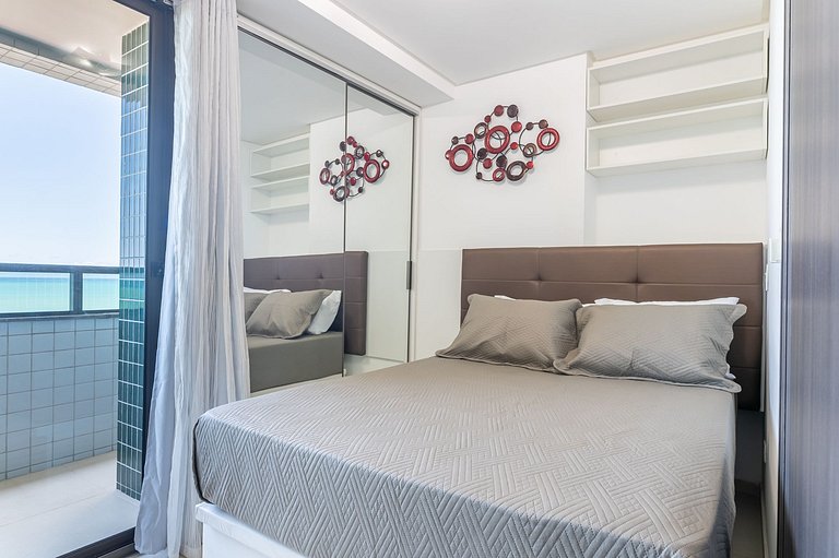 Studio com Rooftop e Piscina em Olinda - JAM907C