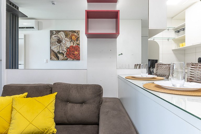 Studio c/ rooftop com piscina em Olinda - JAM907C