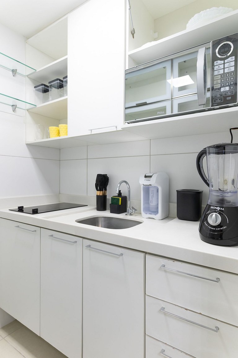 Studio com Rooftop e Piscina em Olinda - JAM907C